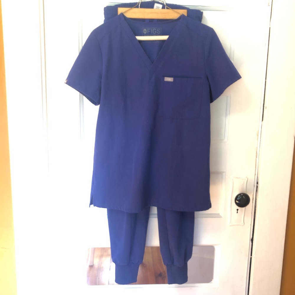 Figs deep royal blue set joggers, Catarina XS